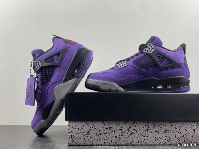 Travis Scott x Jordan Suede Purple 4 Air 0919